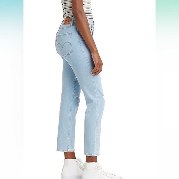 Brand New With Tags Levi’s Cropped High Rise Hypersoft Jeans Size 8 Waist 29 - Picture 5 of 6